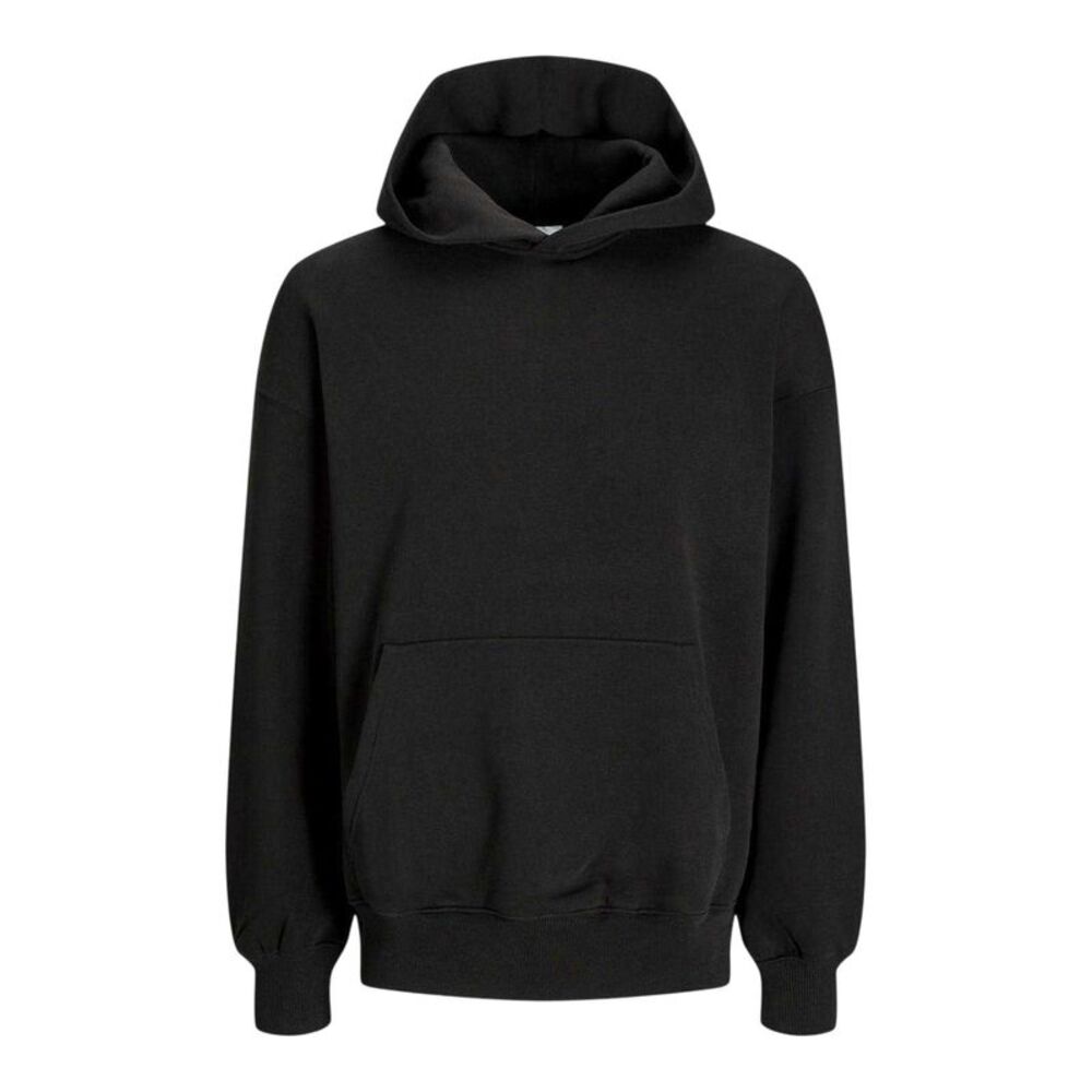 Jack And Jones Mens Brushed Hoodie / Black